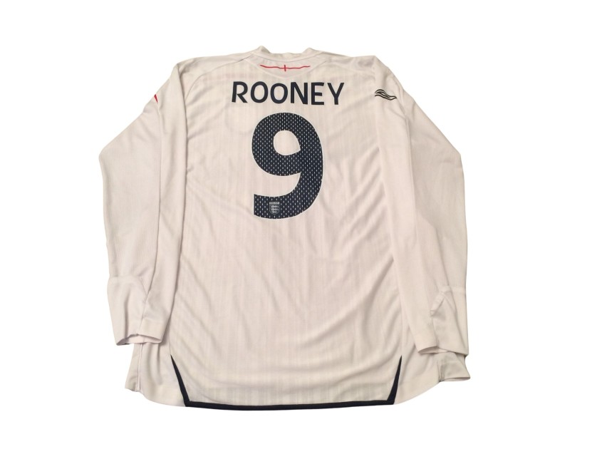 Rooney's Match-Issued Shirt, England vs Estonia 2007