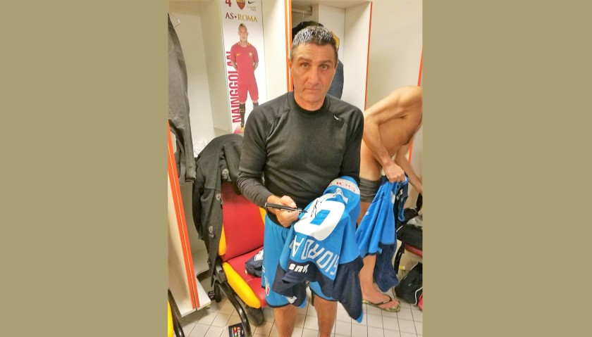 Giordano's Signed Match-Worn 2018 Partita Mundial Shirt