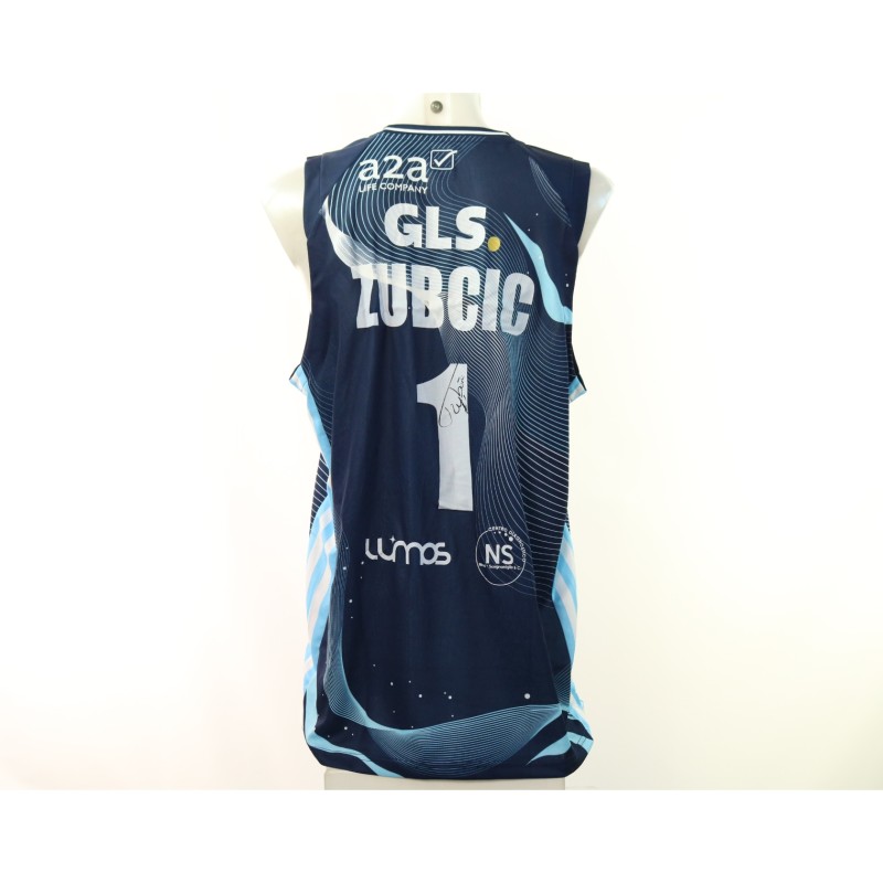 Zubcic's Signed Match-Worn Kit, Treviso vs Napoli Basket 2024