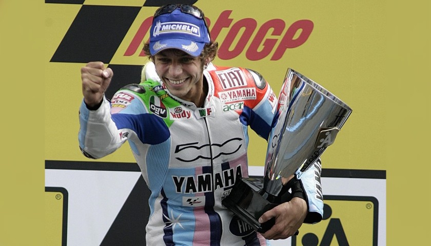  Valentino Rossi Signed Replica Race Suit, MotoGP Assen 2007