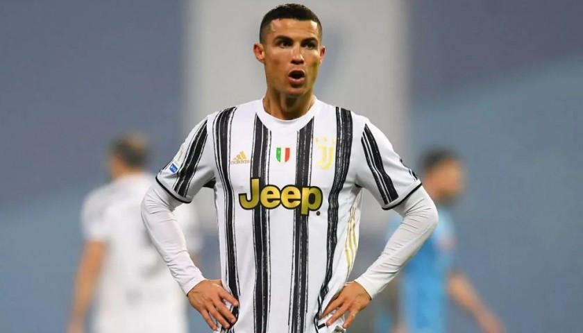 Ronaldo's Juventus Match Shirt, Supercoppa 2021