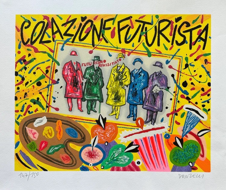 "Colazione Futurista" by Bruno Donzelli