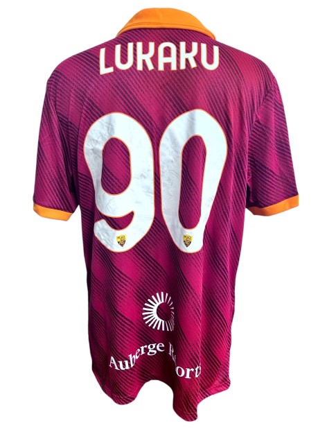 Lukaku's Roma Issued Shirt, 2023/24