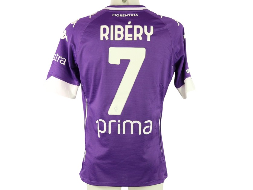 Ribery's Match-Issued Shirt, Fiorentina vs Milan 2021 "Keep Racism Out"