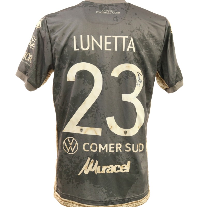 Maglia Lunetta Unwashed Audace Cerignola vs Catania, 2025 - Autografata