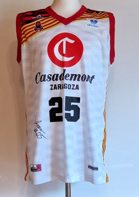 Wińkowska's Casademont Zaragoza Signed Game Worn Shirt