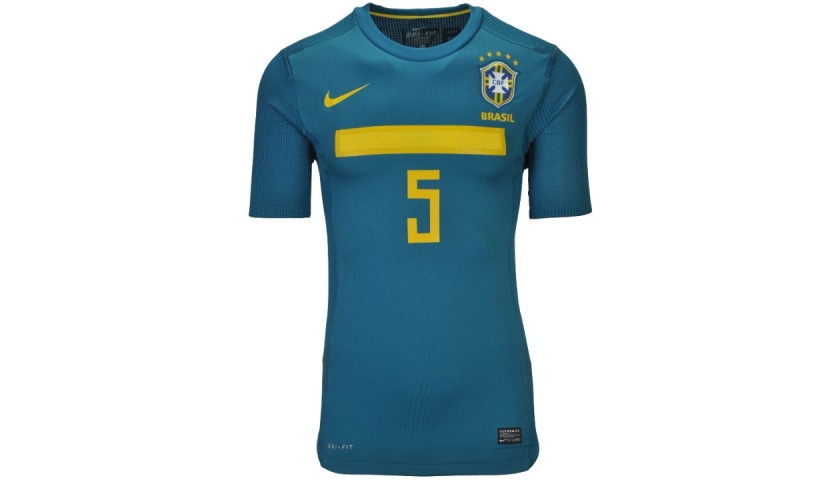 Leiva's Brazil Match Shirt, Copa America 2011