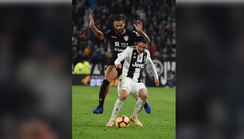 De Sciglio's Worn Shirt, Juventus-Cagliari 2018 