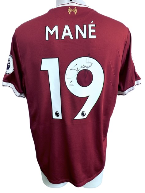 Mané's Liverpool Signed Official Shirt, 2017/18