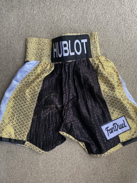 Floyd Mayweather Signed Boxing Shorts