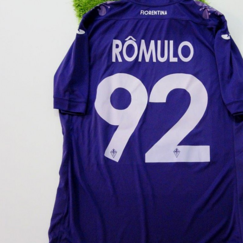 Romulo match issued shirt, Fiorentina, friendly match 2012/2013