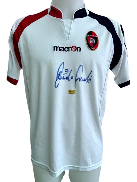 Maglia Ufficiale Conti Cagliari, 2009/10 - Autografata