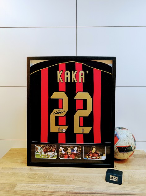 Kaka's AC Milan 2006/07 Signed And Framed Shirt