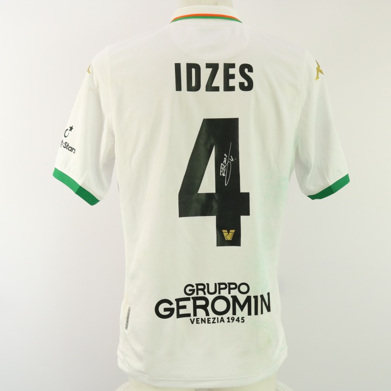 Idzes' Unwashed Signed Shirt, Venezia vs Brescia 2024