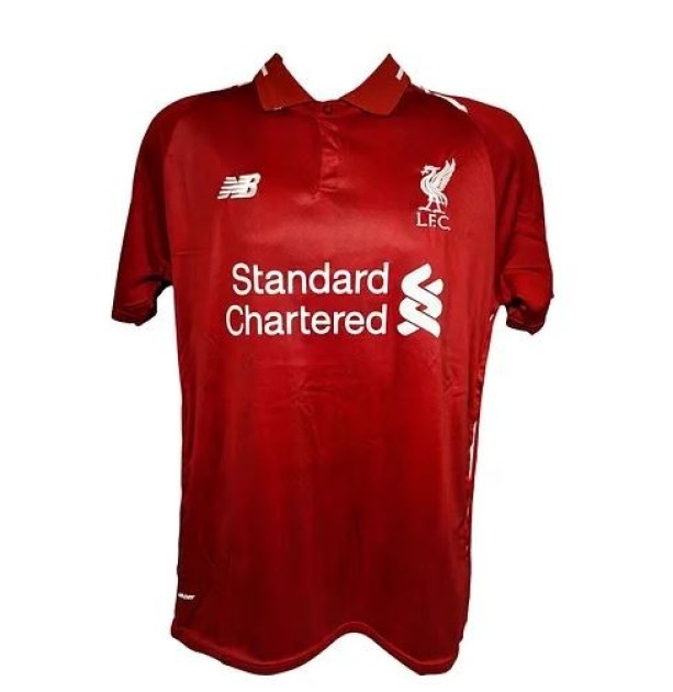 Jurgen Klopp s Liverpool 2019 20 Champions League Signed Replica Shirt CharityStars