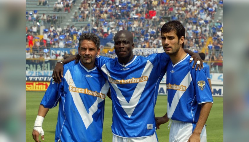 Baggio's Brescia Match-Issue/Worn Shirt, 2002/03 - CharityStars