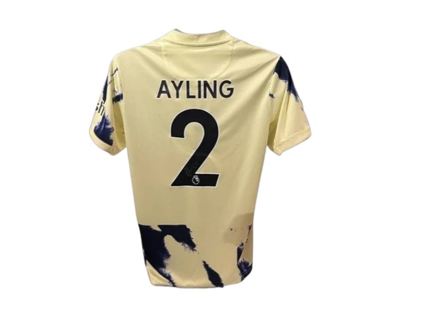 Luke Ayling's Leeds United 2022/23 Signed and Framed Away Shirt