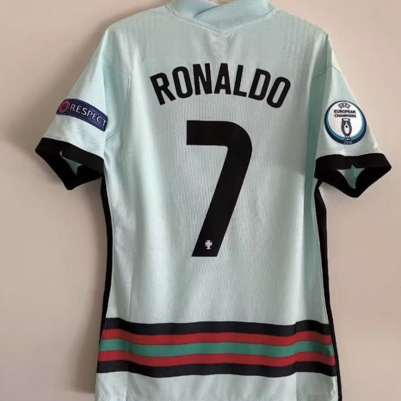 Maglia gara "away" Cristiano Ronaldo Portogallo, Coppa del Mondo 2020 