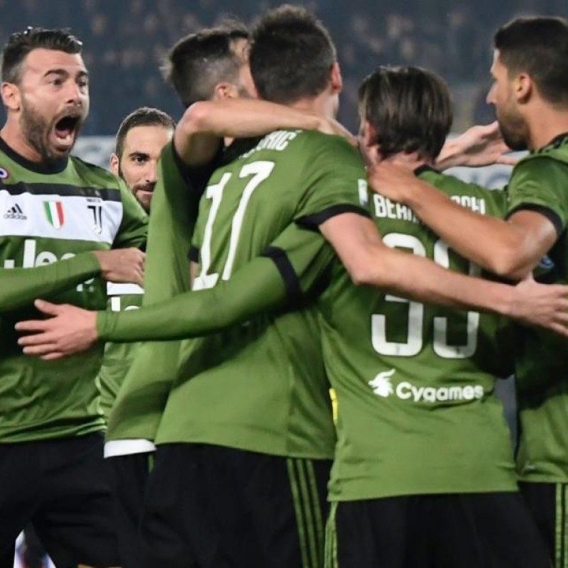 Chiellini's Match Shirt, Chievo vs Juventus 2018