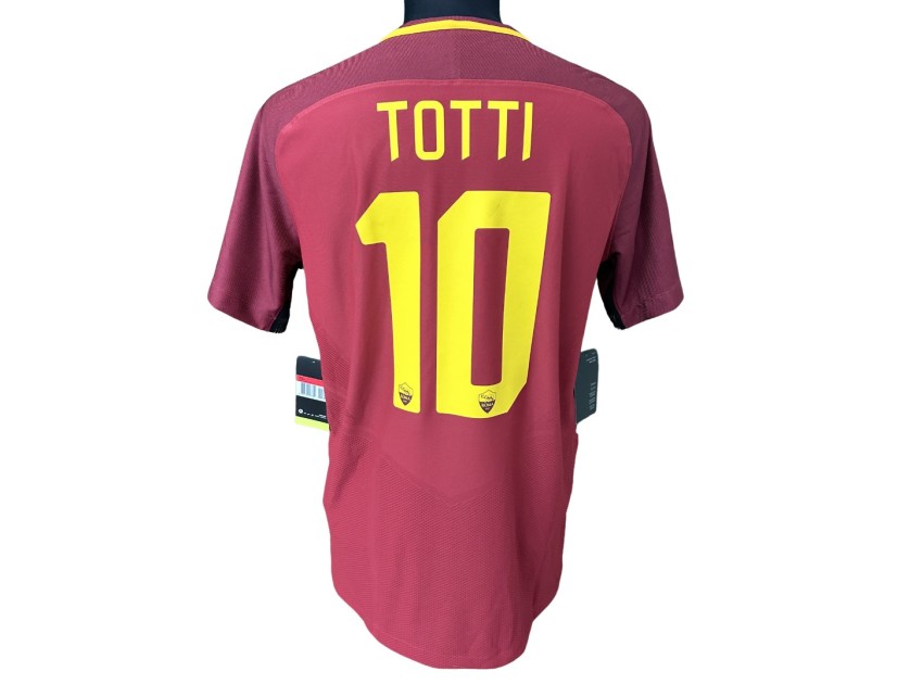 Totti Official Roma Shirt, 2016/17 - "Last Match" Patch