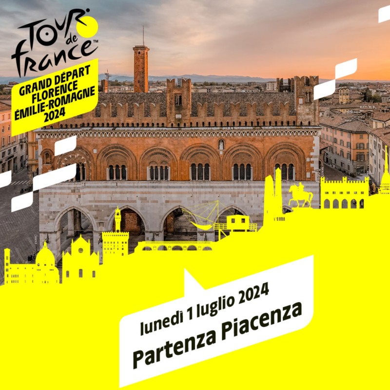 2 Passes to the Hospitality Area - Piacenza stage of the Tour de France 2024 - 1 July 2024