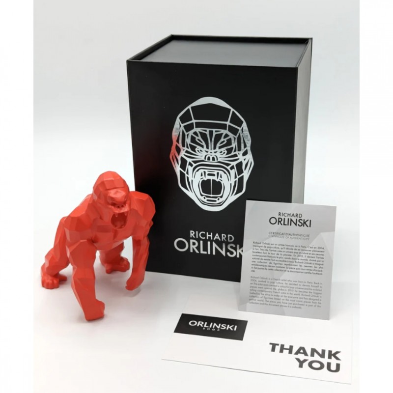 'Kong (Red Edition)' Sculpture by Richard Orlinski