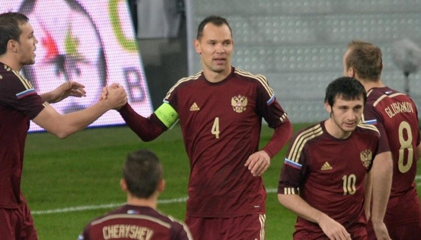 Ignashevich's Match Shirt, Russia-Austria 2015