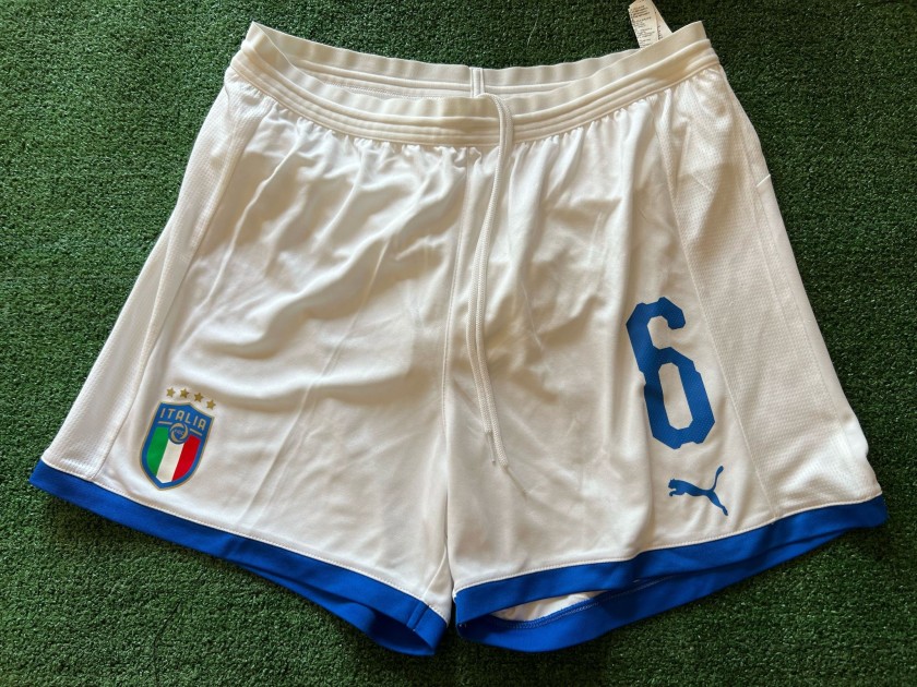Adami's Match-Worn Shorts, Hungary vs Italy 2019