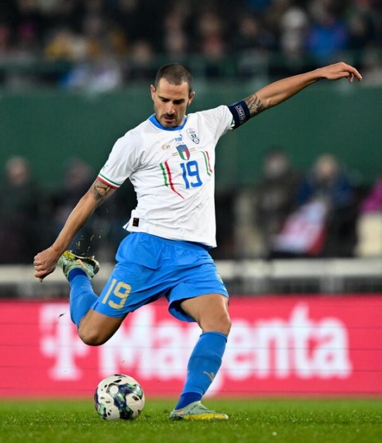 Maillot Italie Bonucci Match Worn Issue Shirt Camiseta Final