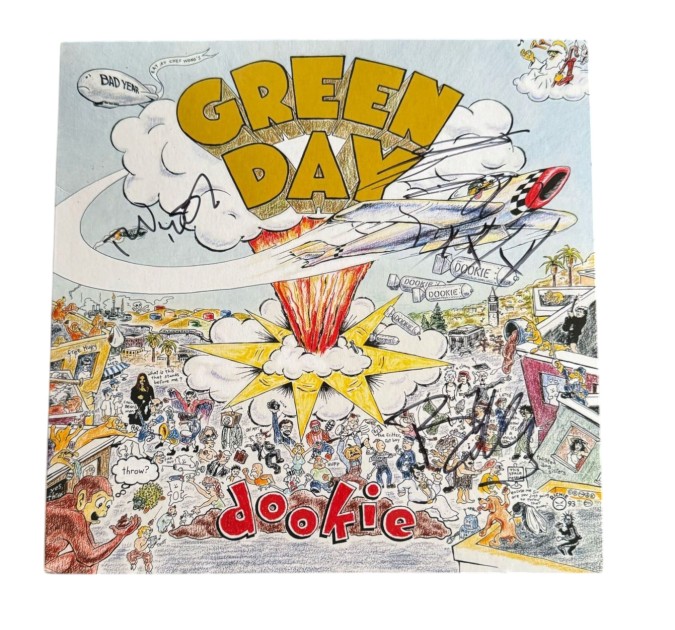 Green Day Signed 'Dookie' Vinyl LP