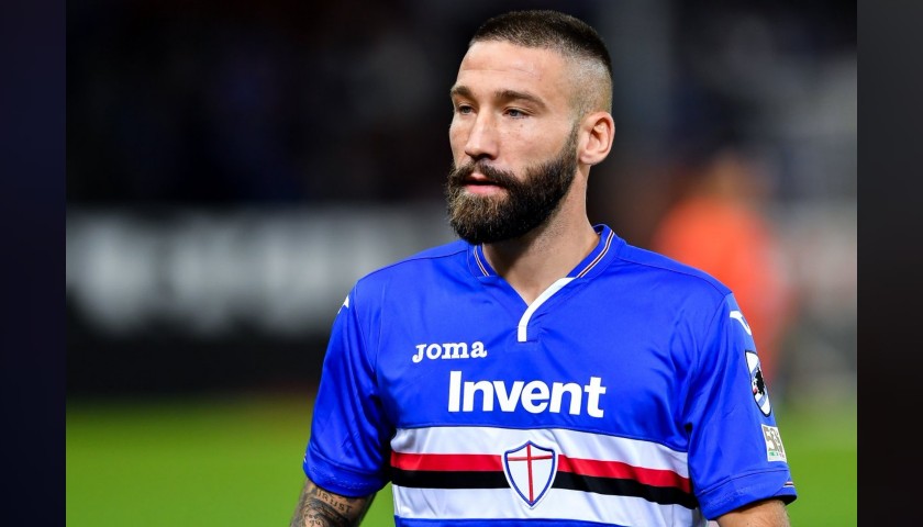 Tonelli's Sampdoria Signed Match Shirt, 2018/19 