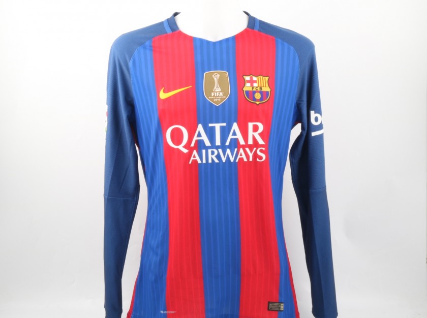 Leo Messi match issued/worn Shirt, Liga 2016/17