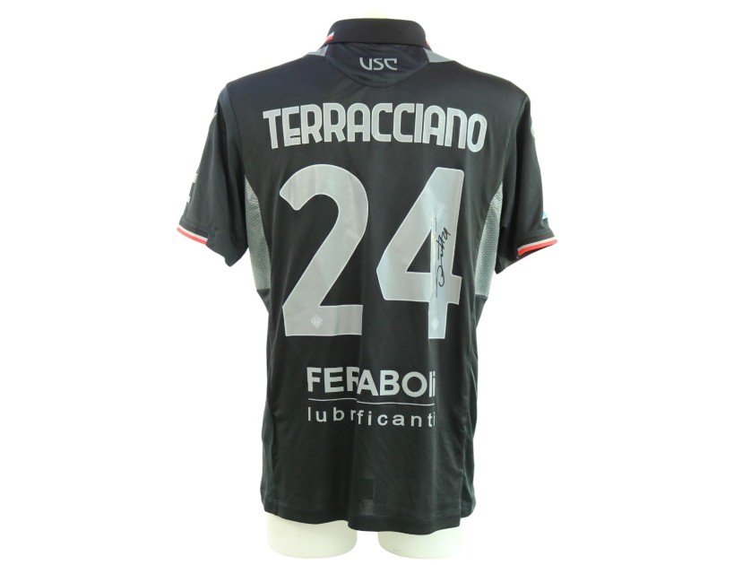 Terracciano's Signed Unwashed Shirt, Cremonese vs Juventus 2025