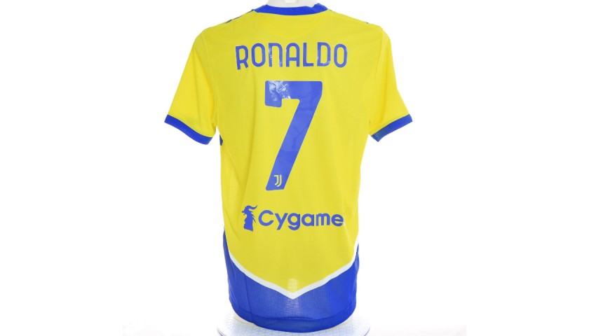 Cristiano Ronaldo's Match Shirt - Udinese vs Juventus, Serie A 2021/22