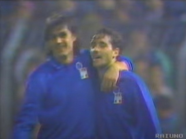 Roberto Mancini's 1993 Italy Match Shirt vs Malta
