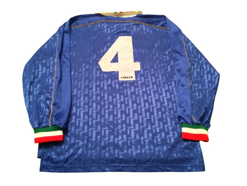 Albertini's Italy Match-Issued Shirt, EURO 1996