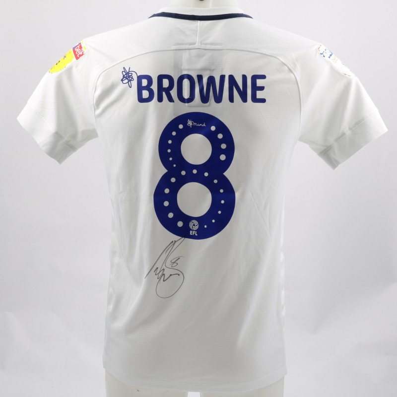 Browne's Preston Worn and Signed Poppy Shirt