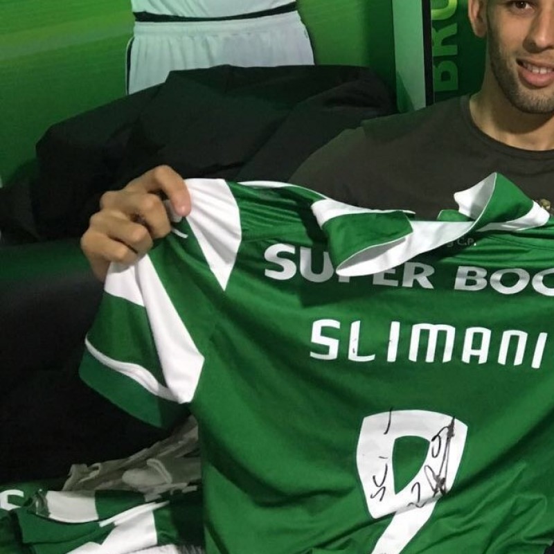 Slimani match worn shirt, Porto-SCP Sporting CP Primeira Liga 30/04/16 - signed