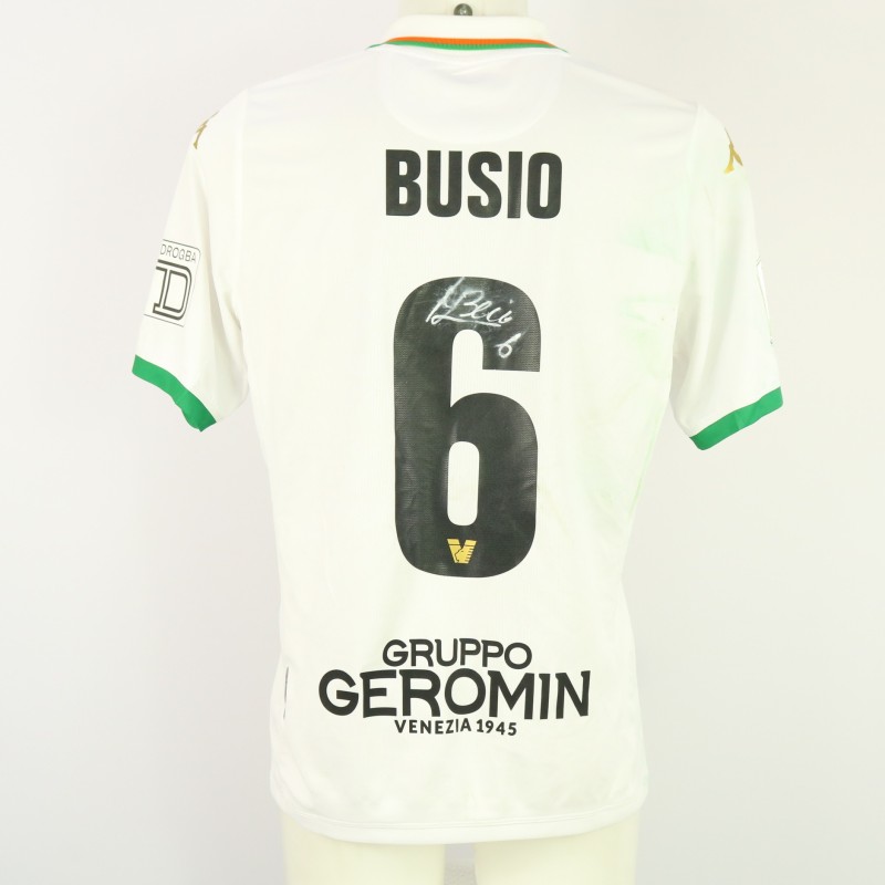 Busio's Unwashed Signed Shirt, Venezia vs Feralpisalò 2024 "Team E1 Drogba"