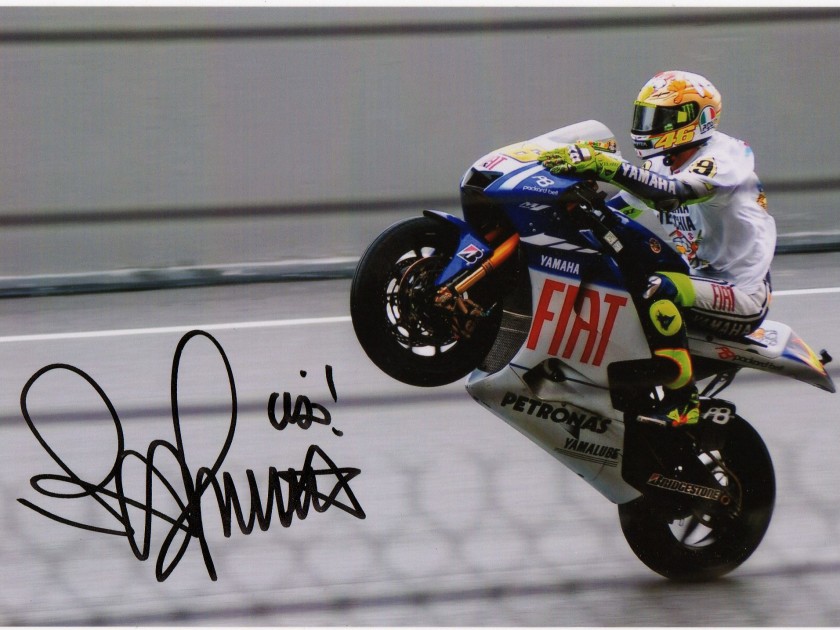 Casco Valentino Rossi autografato - MotoGP - CharityStars