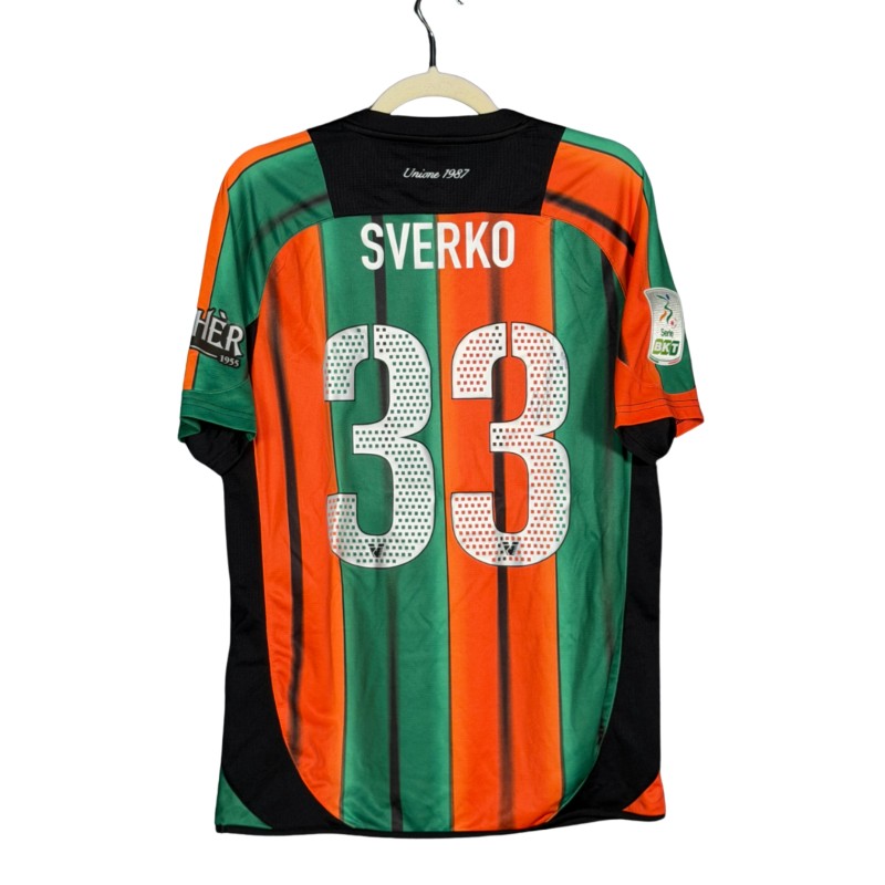 Sverko's Signed Match-Worn Shirt, Bari vs Venezia 2026