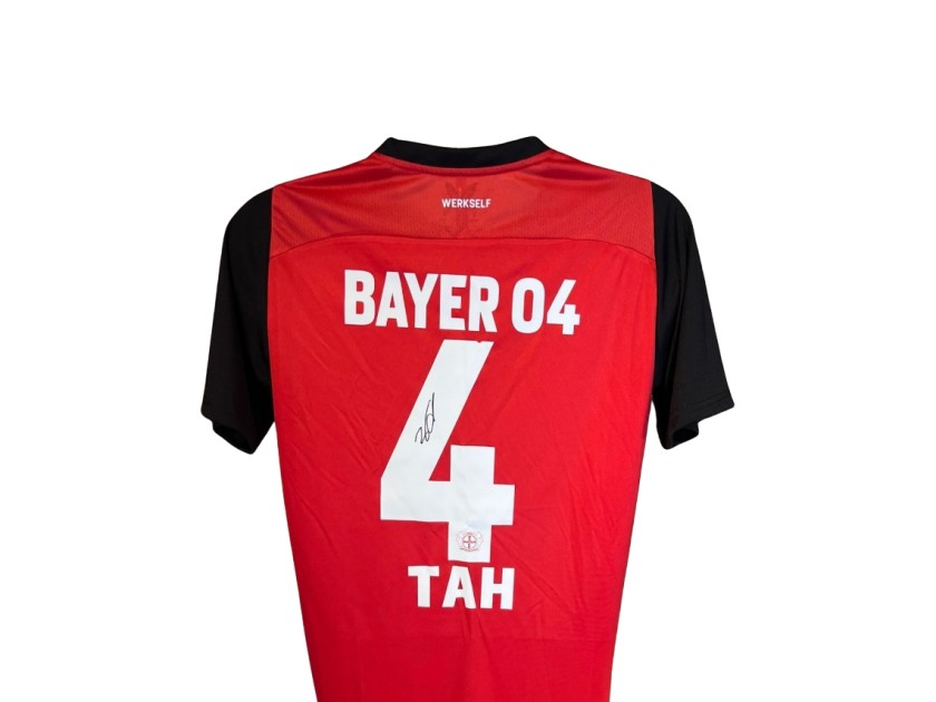 Jonathan Tah Signed Bayer 04 Leverkusen 2023-24 Away Football Shirt