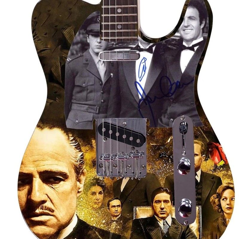 The Godfather Cast Signed Custom 1/1 Graphics Guitar