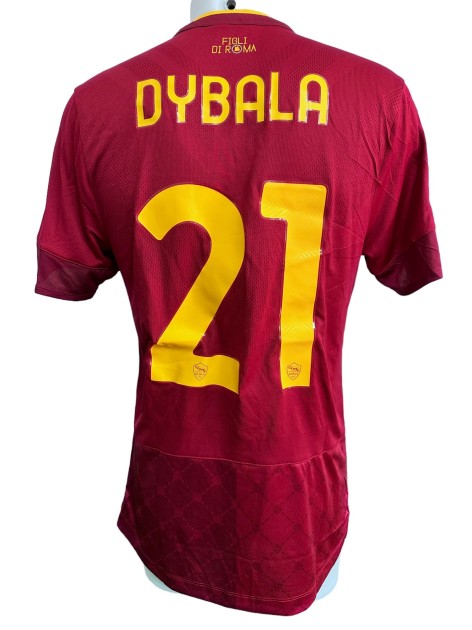 Dybala's Match-Issued Shirt Sevilla vs Roma, EL 2023 Final