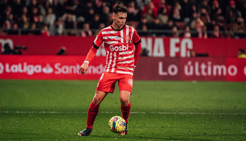 Maglia gara Arnau Martínez Girona, indossata 22/23 - Autografata