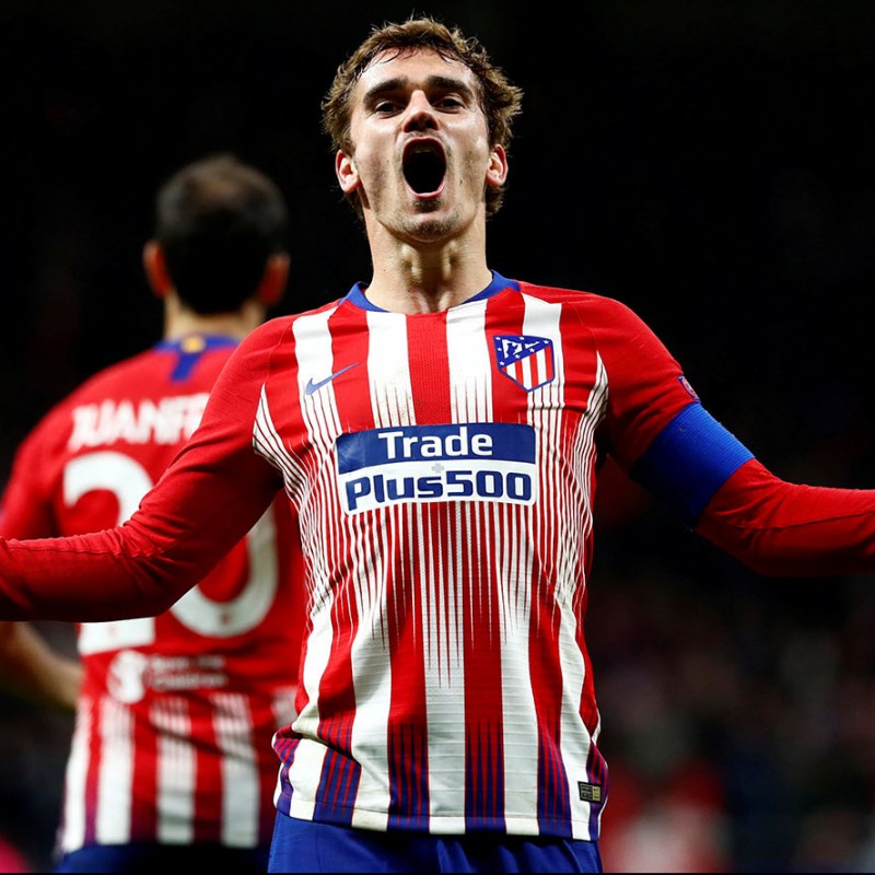 Griezmann's Official Atletico Madrid Signed Shirt 