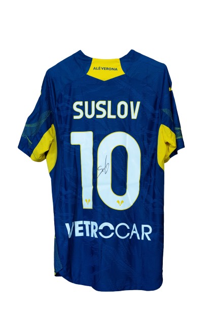 Suslov's Hellas Verona Official Shirt, 2025/26 - Signed