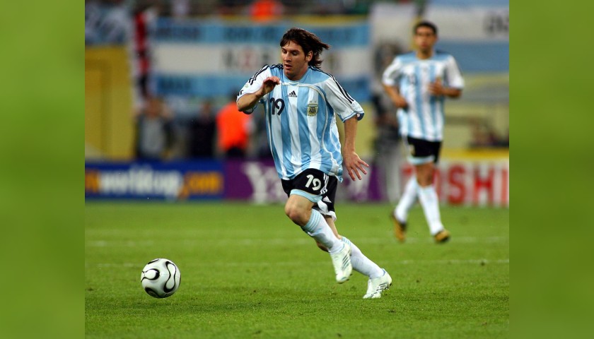 Messi's Official Argentina Signed Shirt, 2005