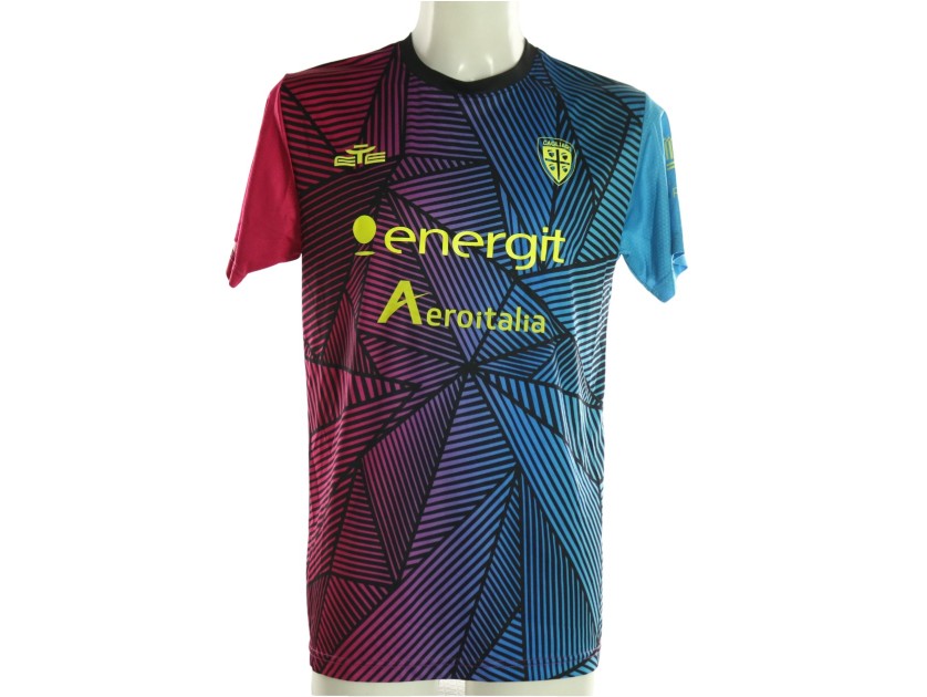 Semih's Cagliari Signed Pre-Match Unwashed Shirt, 2025/26