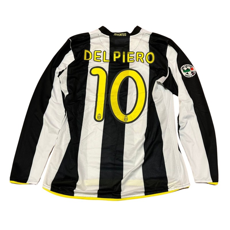 Del Piero's Match-Worn Shirt, Inter Milan vs Juventus 2008/09